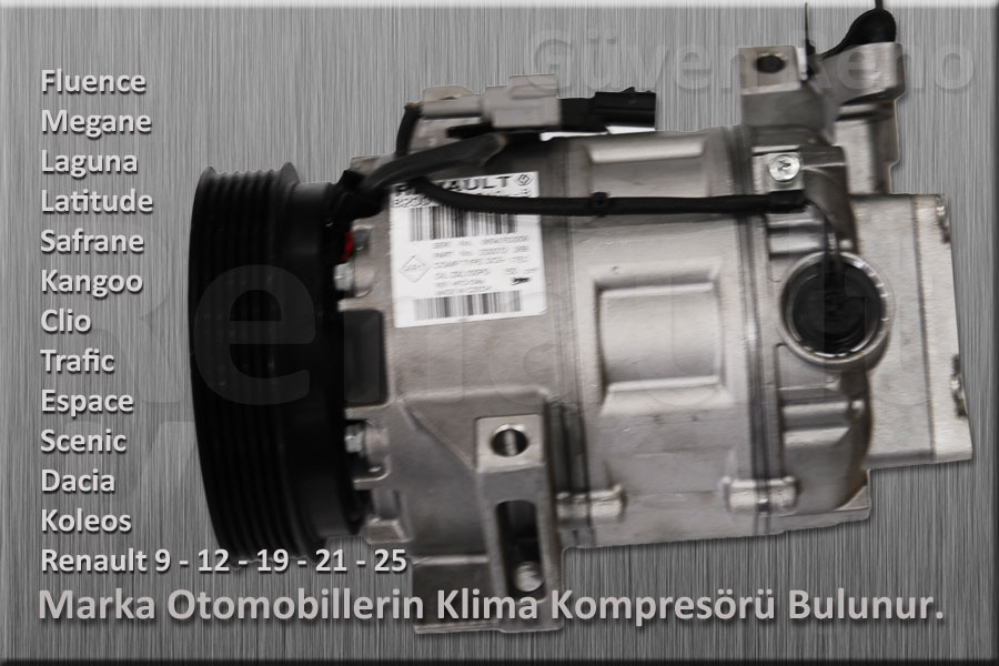 RENAULT TALİSMAN ÇIKMA YEDEK PARÇA KLİMA KOMPRESÖRÜ_A72